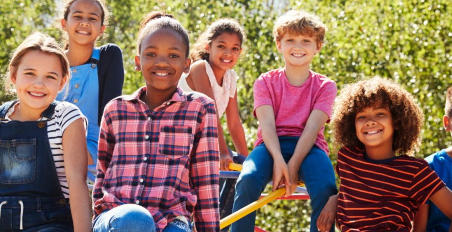 a group of racially and ethnically diverse preteens